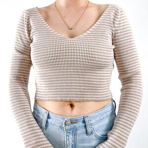 Unbranded Long Sleeve Striped Sweater | Size Small